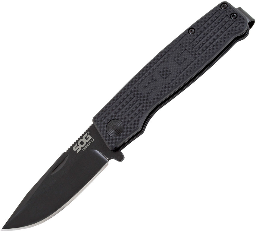 SOG Terminus Slipjoint Black TM1002-BX by SOG