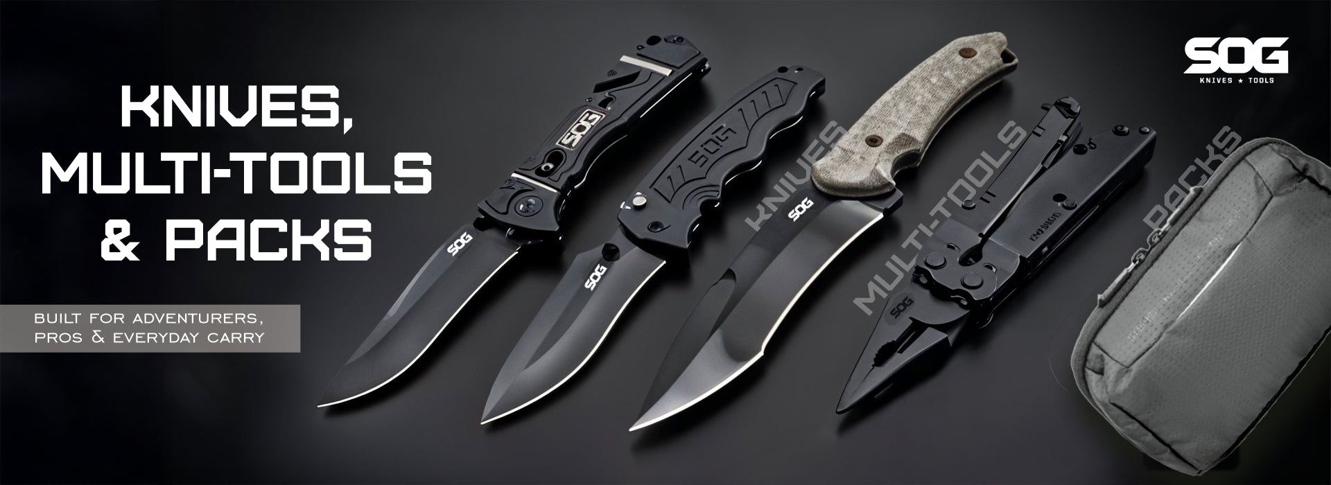 SOG Specialty Knives & Tools - Knives, multi‑tools & packs built for pros, adventurers & everyday carry.