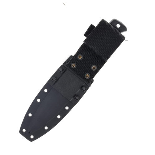SOG E37TK SEAL Pup Elite Serrated Black Fixed Blade Knife Zytel Handles
