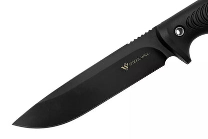 Steel Will Roamer D2 Tool Steel Blade Black TPE Handle Fixed Knife - R305-1BK
