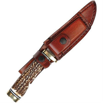 Schrade 1100086 Uncle Henry Fixed Blade Knife – Classic Skinner Blade