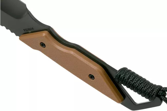 Schrade Frontier Fixed Knife 4" 1121086 Tan & Black FRN