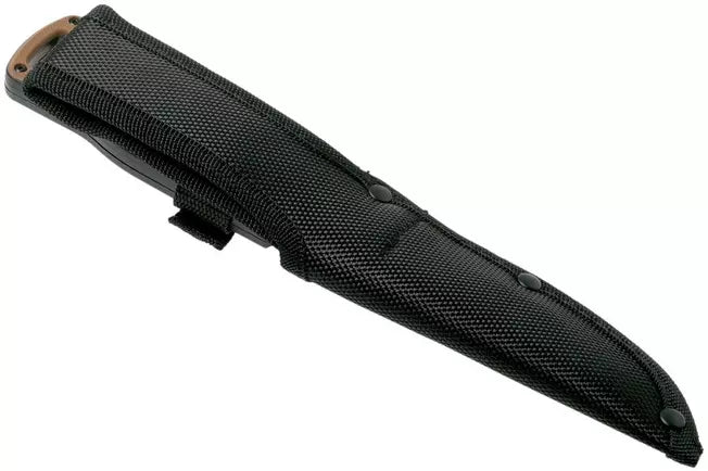 Schrade Fixed Knife 4" Drop Point 1124286 Tan & Black FRN pocket knife