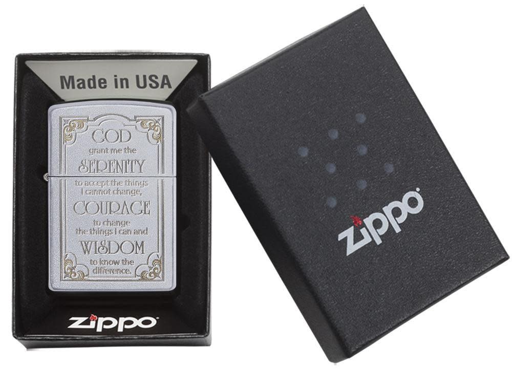 Zippo Serenity Prayer Windproof Lighter – Zippo UK
