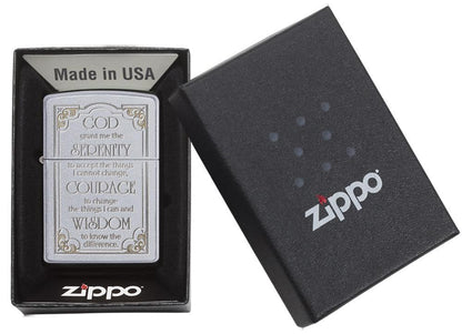 Zippo Serenity Prayer Windproof Lighter – Zippo UK