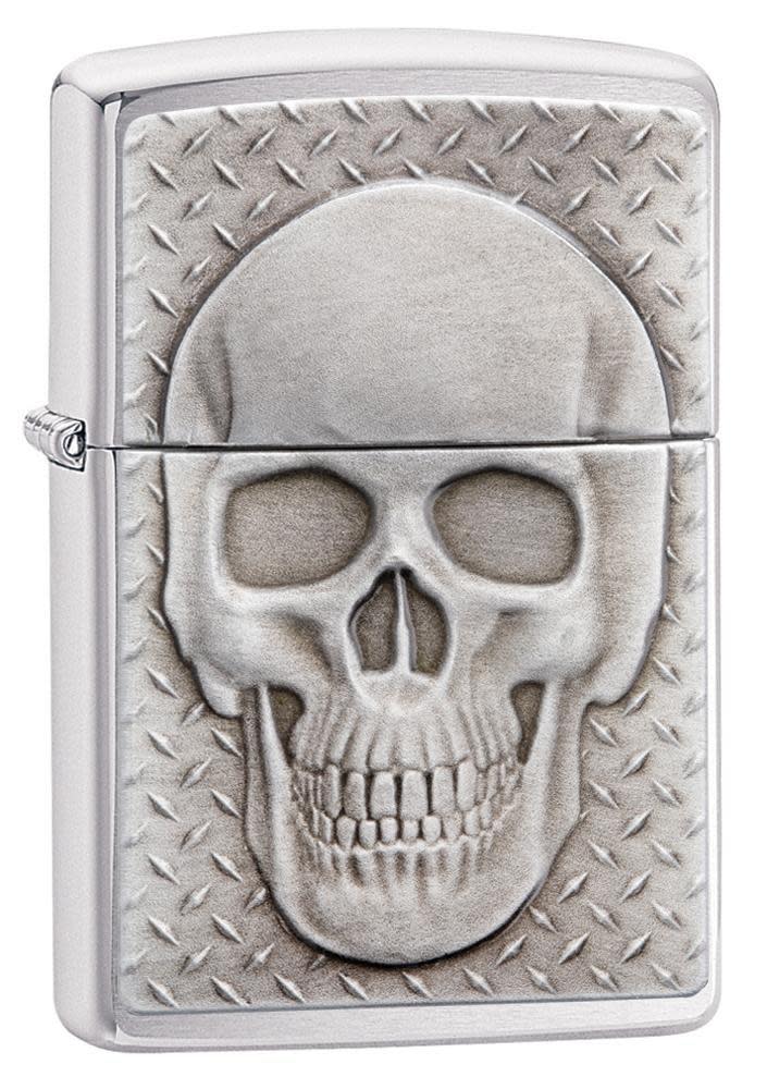 Zippo Skull with Brain Surprise Windproof Lighter