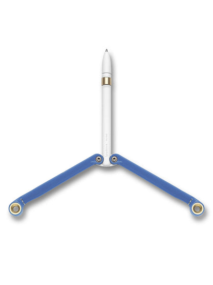 Spyderco BaliYo USA-Made Heavy Duty Blue/White Pen