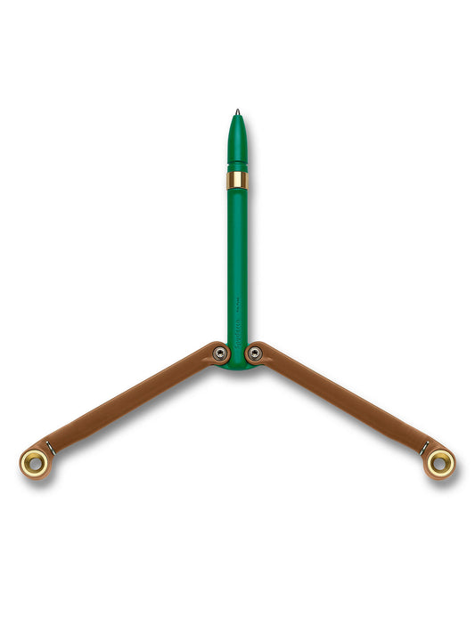 Spyderco BaliYo USA-Made Heavy Duty Pen – Coyote Brown/Forest Green