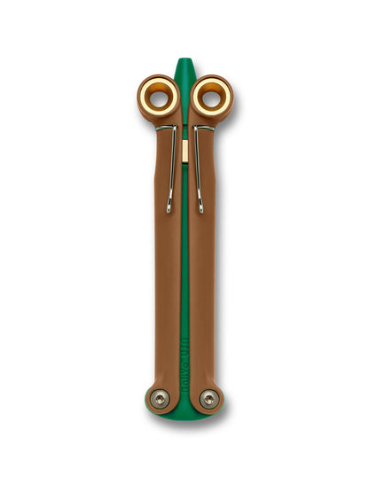 Spyderco BaliYo USA-Made Heavy Duty Pen – Coyote Brown/Forest Green