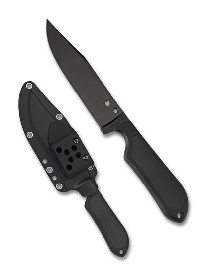 Spyderco Street Bowie Fixed Blade Knife Black VG-10 (5.05")