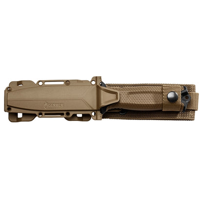 Gerber StrongArm Fixed Blade Knife – Coyote Brown (Plain Edge)