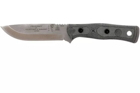 TOPS Knives B.O.B. Fieldcraft 154CM Grey/Black Micarta BROS-154-BLM
