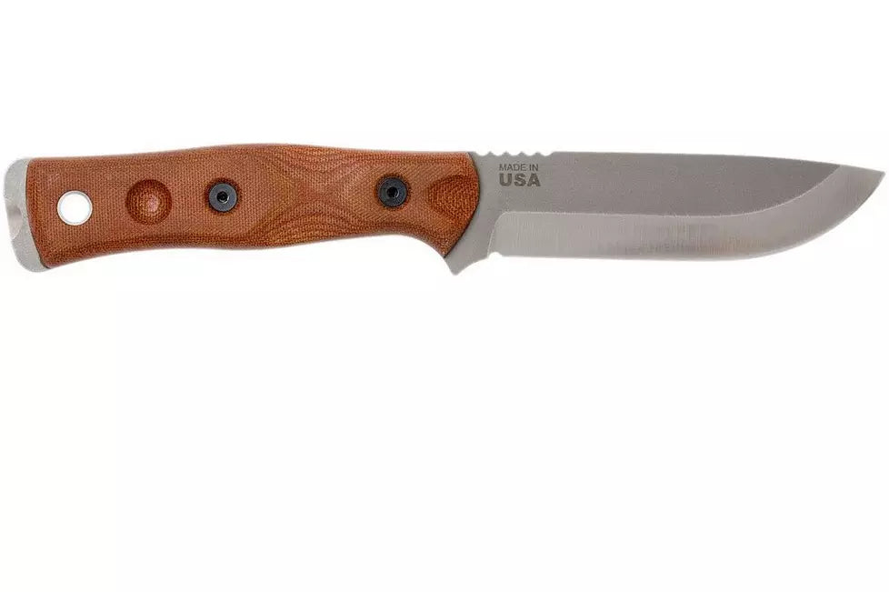 TOPS Knives B.O.B. Fieldcraft 154CM Tan Canvas Micarta BROS-154-TC
