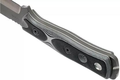 TOPS Knives B.O.B. Fieldcraft 154CM White/Black G10 BROS-154-WB bushcraft knife
