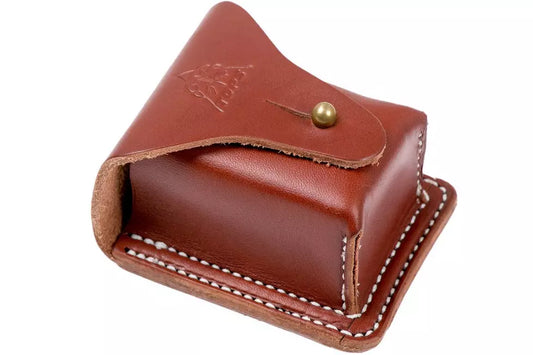 TOPS Knives Leather Bushcraft Pouch Brown SHL-LBP-01
