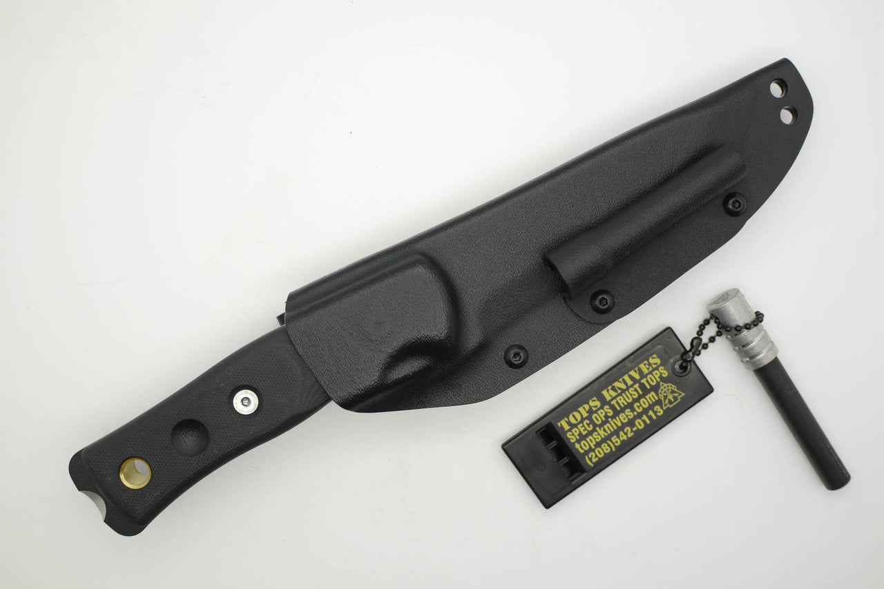 TOPS BOB Hunter Black G10 BROS-BLK10