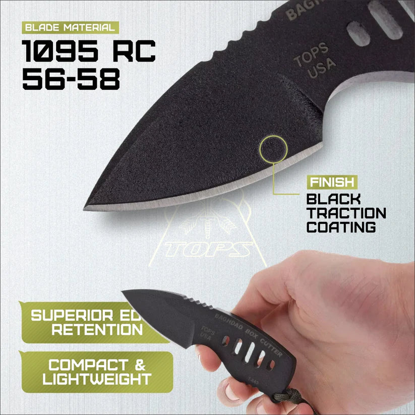 TOPS Baghdad Box Cutter Tactical Everyday Carry Knife