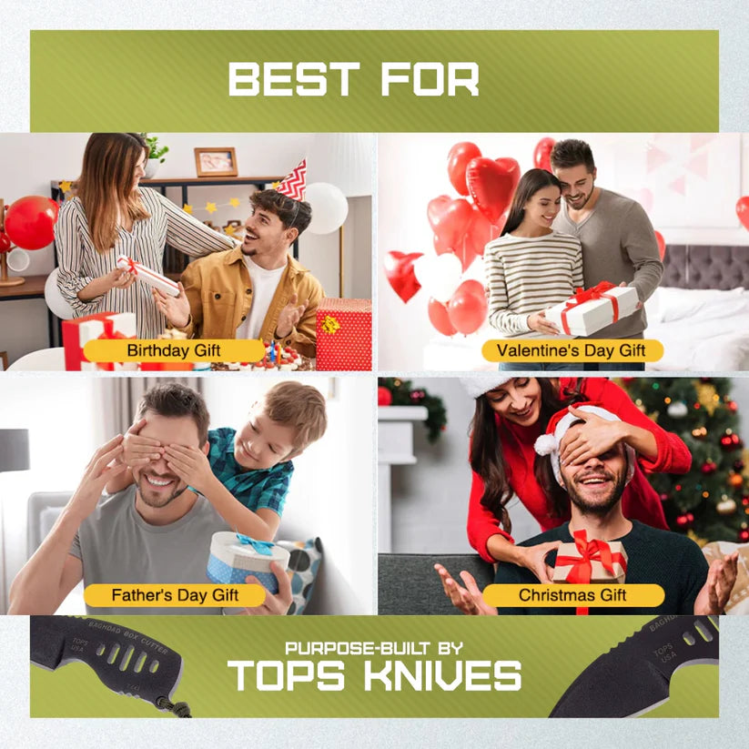 TOPS Baghdad Box Cutter Tactical Everyday Carry Knife