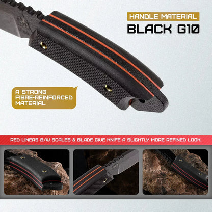 TOPS Crow Hawke CRH-01 – Tactical Mini Fixed Blade Knife for Outdoor Use