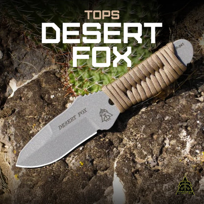 TOPS Desert Fox Knife – Tactical Precision Blade for Outdoor Survival