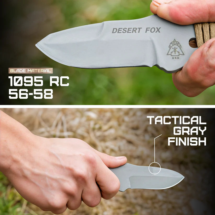 TOPS Desert Fox Knife – Tactical Precision Blade for Outdoor Survival
