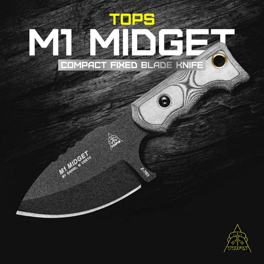 TOPS M1 Midget – Compact Fixed Blade Knife