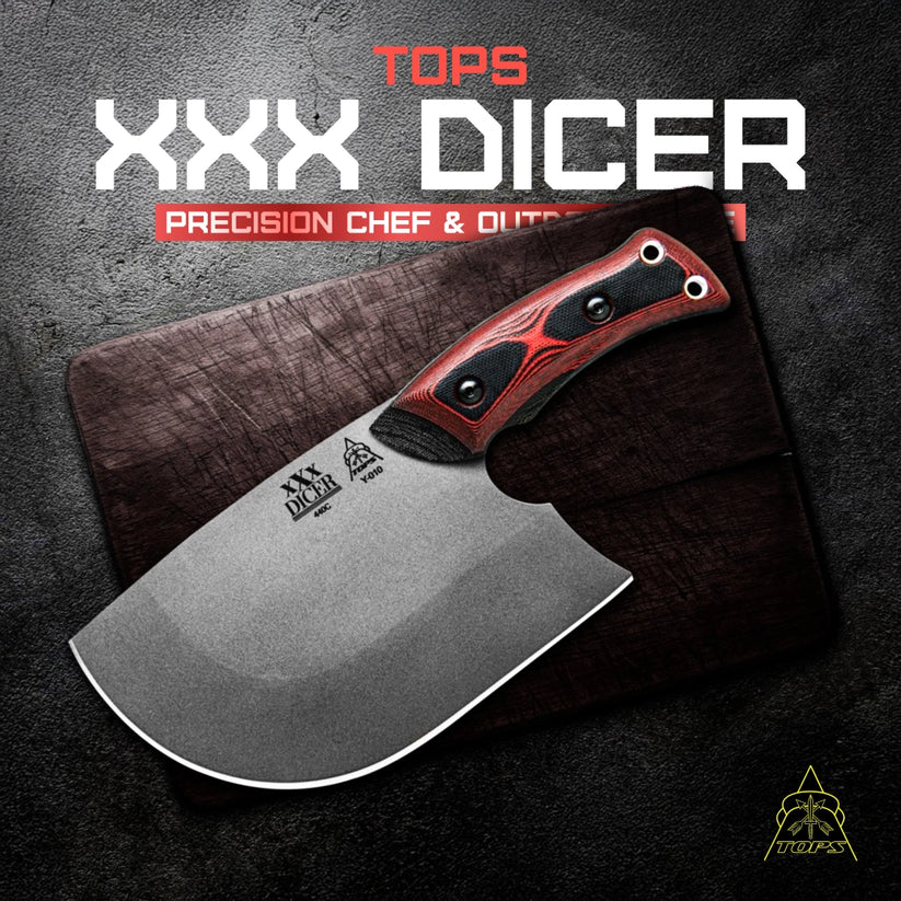 TOPS XXX Dicer DCRX-01 – Precision Chef &amp; Outdoor Knife