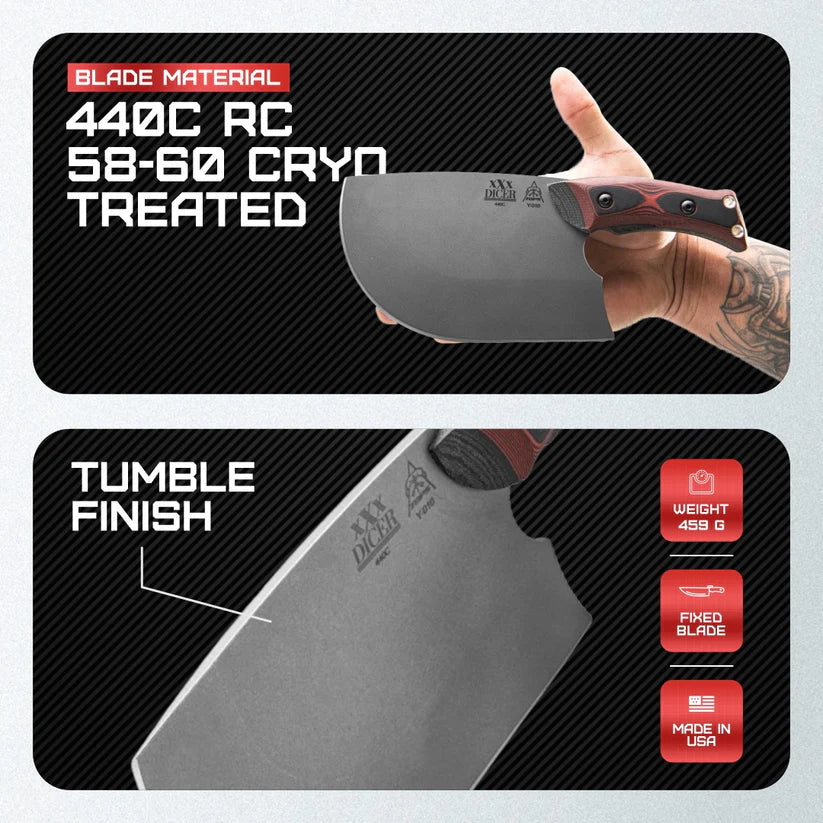 TOPS XXX Dicer DCRX-01 – Precision Chef &amp; Outdoor Knife