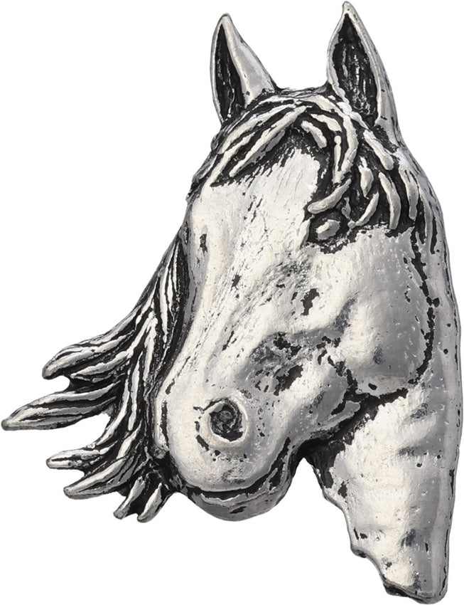 TS Brown Horse Head Pin - outdoor gear storage - image 1