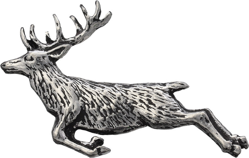 TS Brown Springing Stag Lapel Pin - outdoor gear storage - image 1