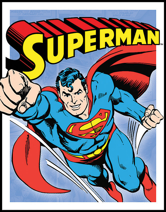Tin Signs Retro Superman - outdoor gear storage - image 1