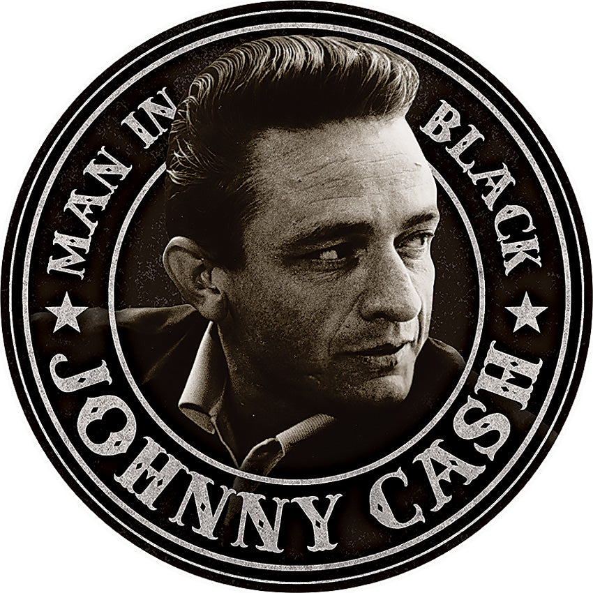 Tin Signs Johnny Cash Man In Black - outdoor gear storage - image 1