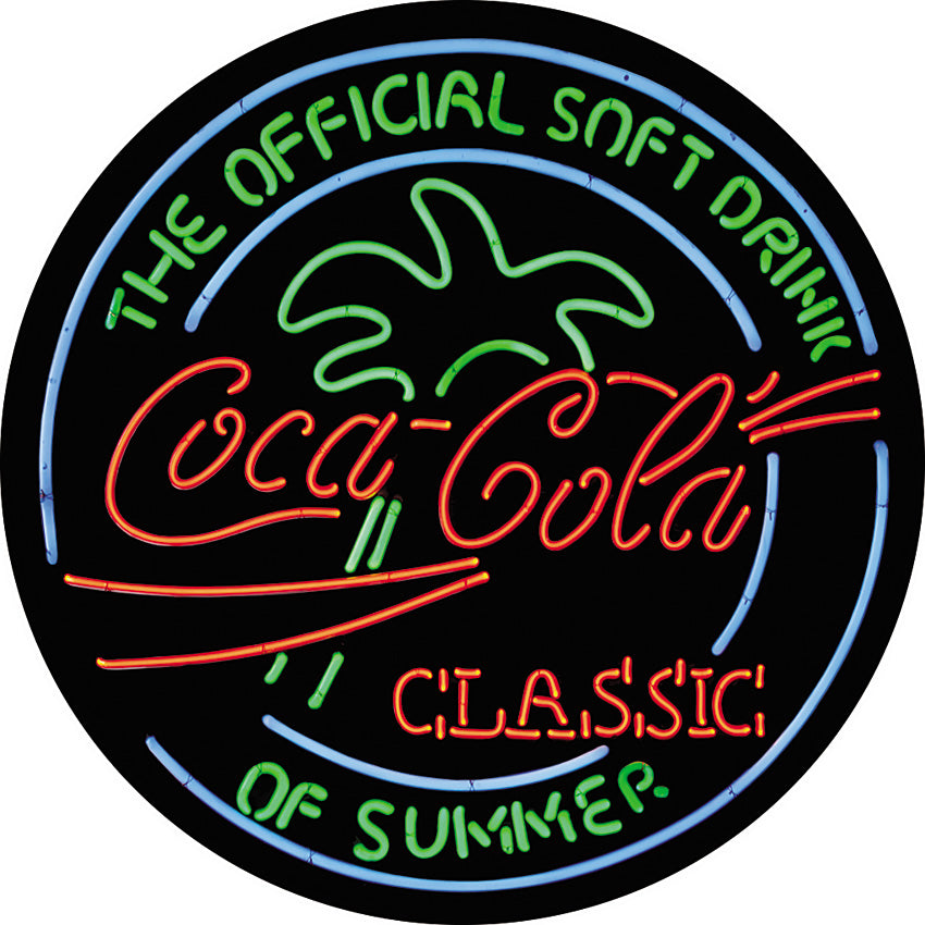 Tin Signs Coke Classic Round - outdoor gear storage - image 1