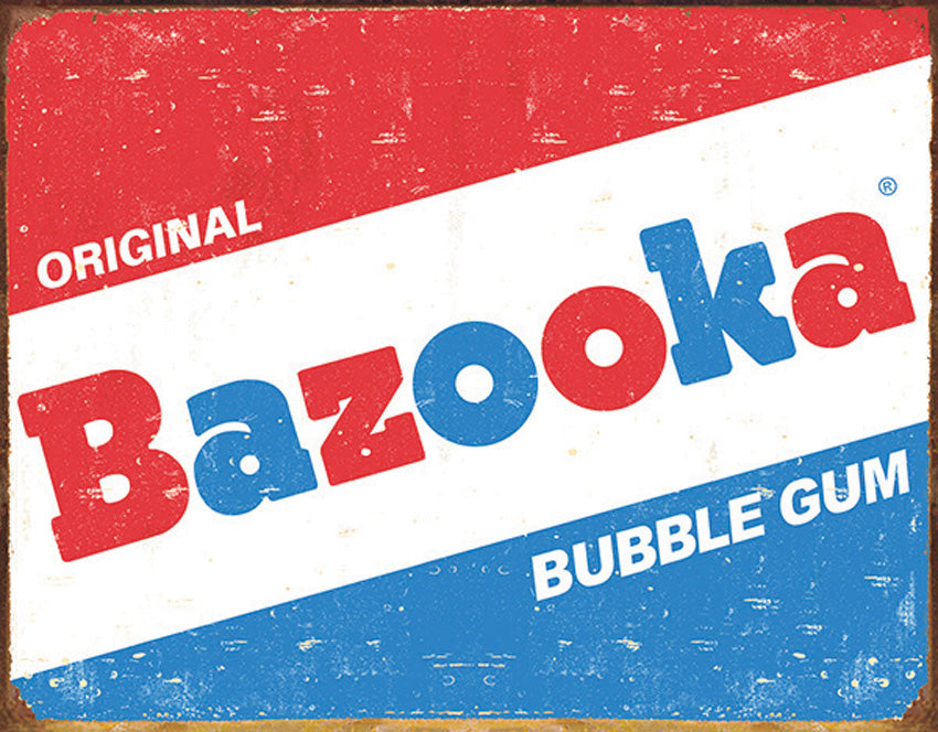 Tin Signs Bazooka Bubble Gum - outdoor gear storage - image 1