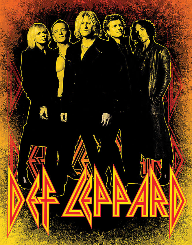 Tin Signs Def Leppard Band - outdoor gear storage - image 1