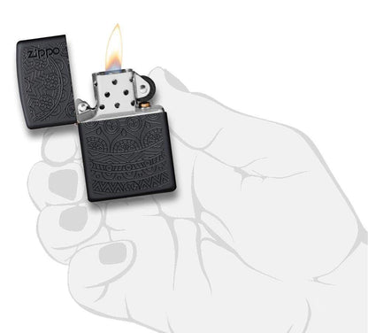 Black Matte Two Tone Design Windproof Lighter – Zippo USA