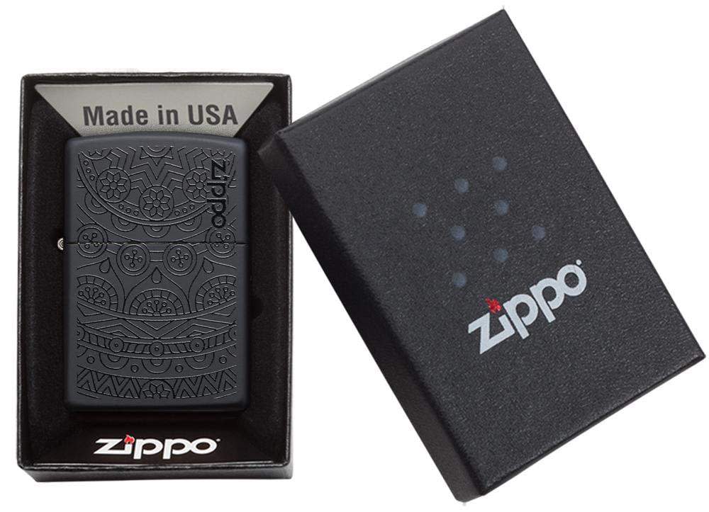 Black Matte Two Tone Design Windproof Lighter – Zippo USA