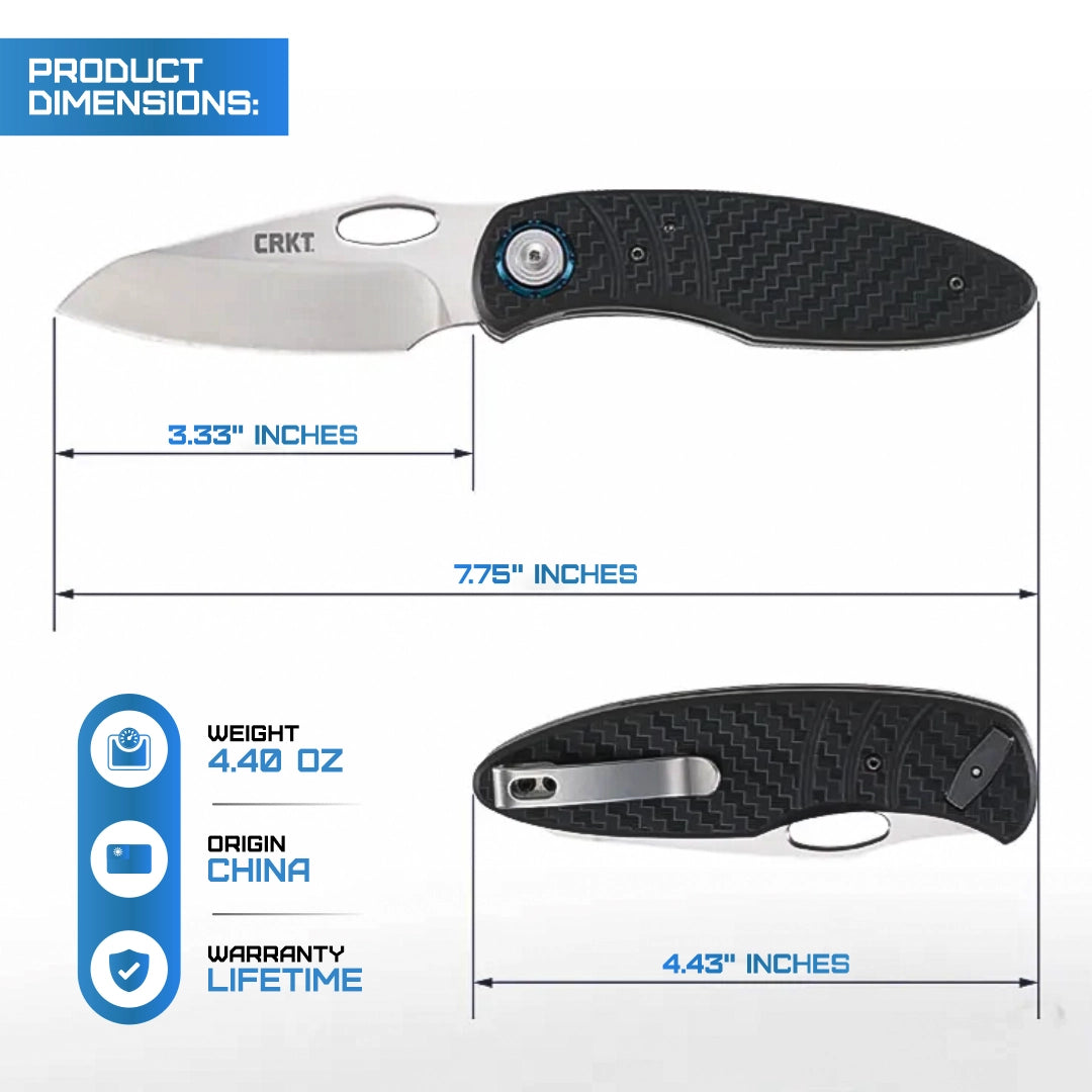 CRKT Trask Deadbolt Lock Black 5375