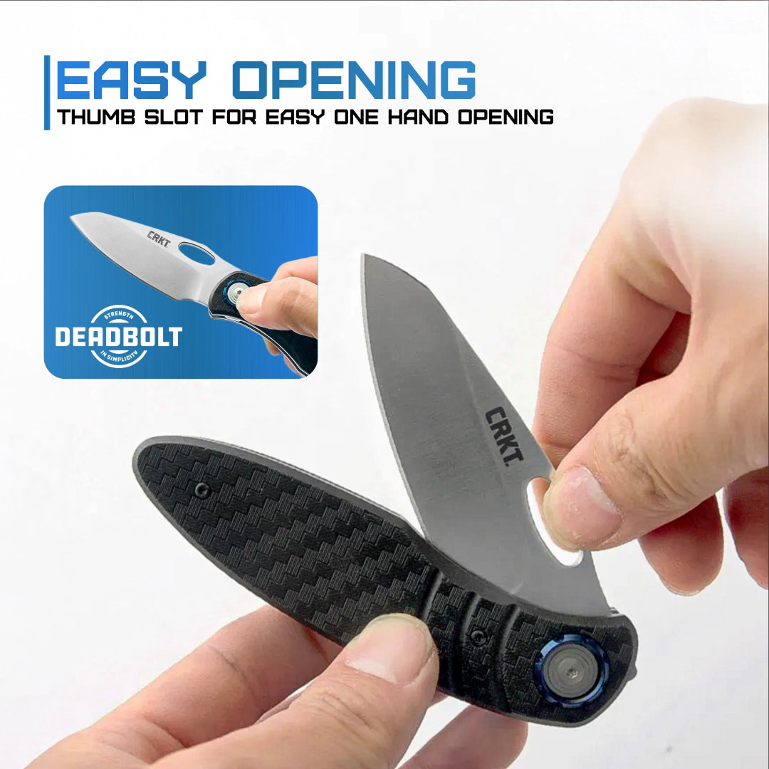 CRKT Trask Deadbolt Lock Black 5375