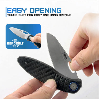 CRKT Trask Deadbolt Lock Black 5375