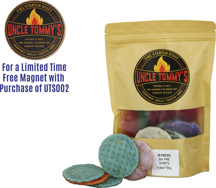 Uncle Tommy's Stuff Fire Starten Stuff 15pc Bag - fire starting accessory - image 1
