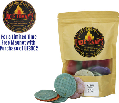 Uncle Tommy's Stuff Fire Starten Stuff 15pc Bag - fire starting accessory - image 1