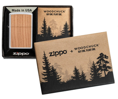 Zippo Woodchuck Lighter Cherry 49462