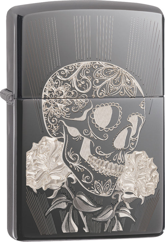 Zippo Fancy Skull Lighter 29883