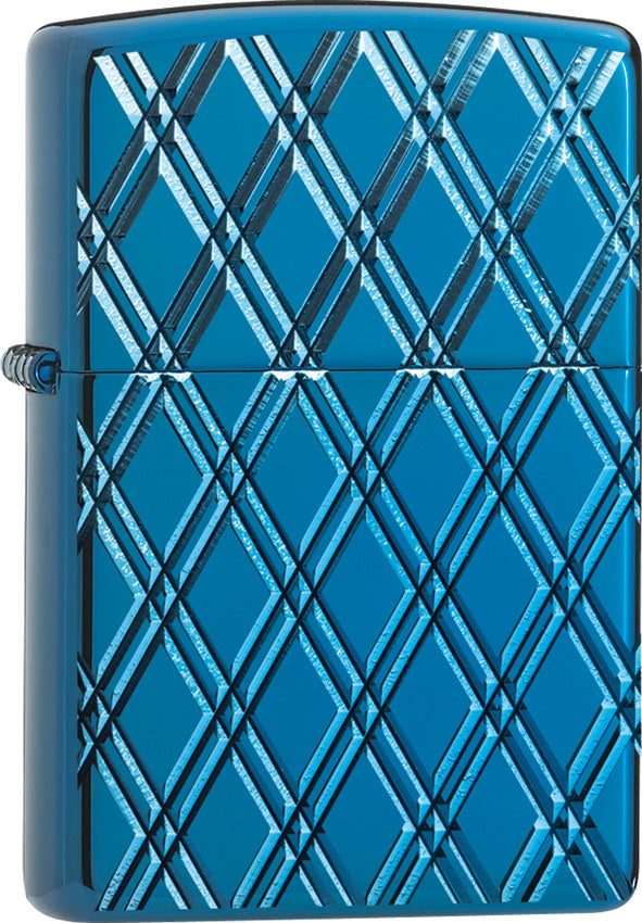 Zippo Blue Diamonds Lighter 29964 by Zippo