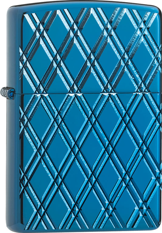 Zippo Blue Diamonds Lighter 29964