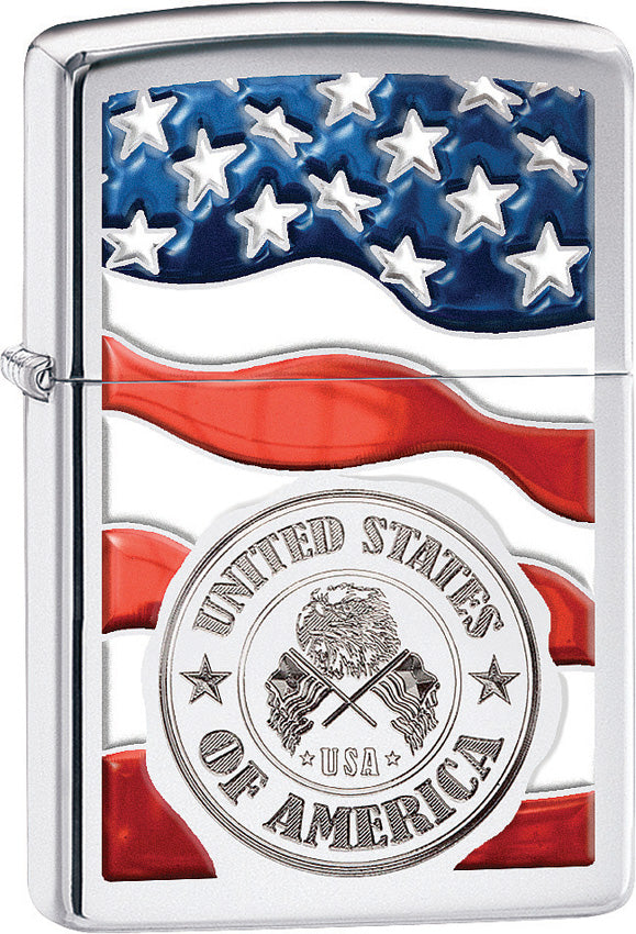 Zippo American Stamp on Flag 29395 by Zippo