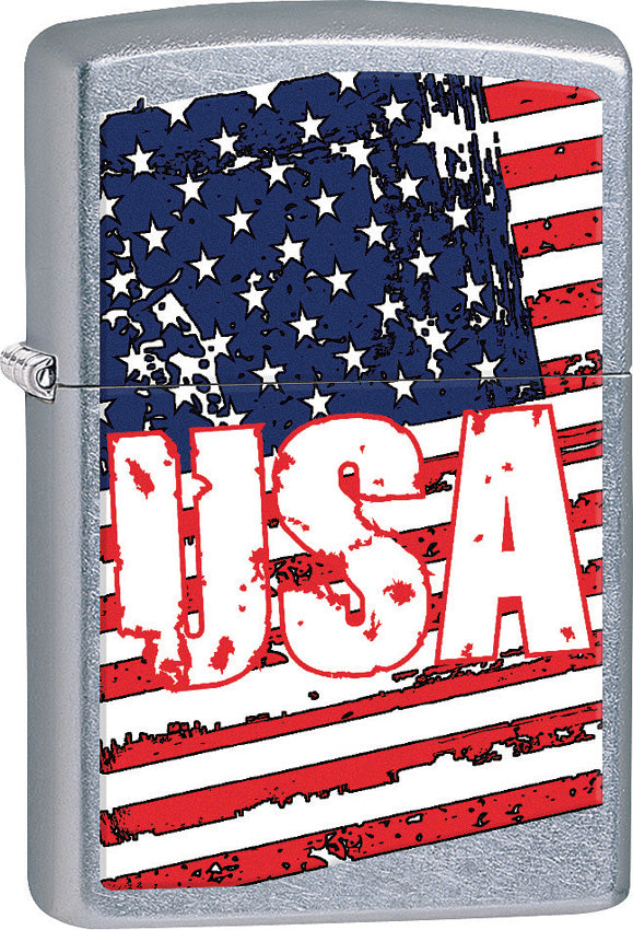 Zippo USA Flag Lighter 207-077466 by Zippo
