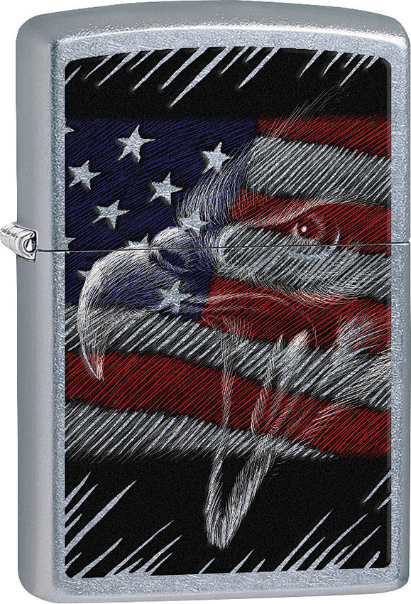 Zippo Eagle/Flag Lighter 207-077483 by Zippo