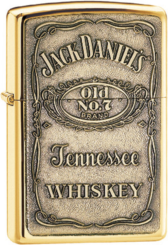 Zippo Jack Daniels Brass Emblem 254BJD 428 NP by Zippo
